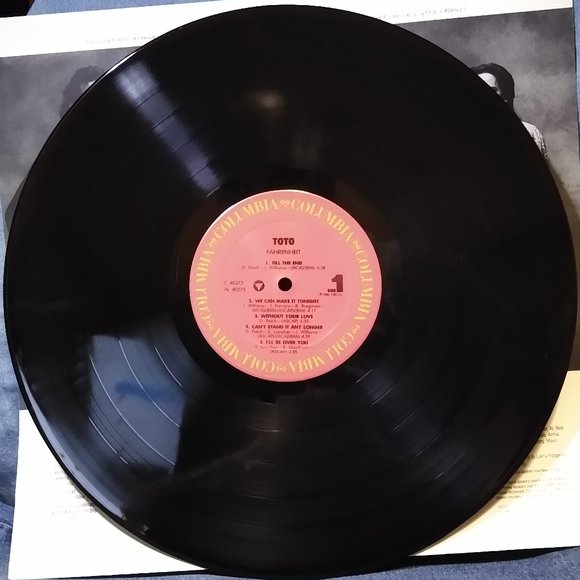 TOTO Fahrenheit 1986 Vinyl record - Picture 3 of 4